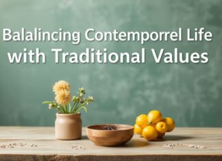 Balancing Modern Life with Traditional Values: A Guide to Mindful Living Balancing Contemporary Life with Traditional Values: A Guide to Conscious Living