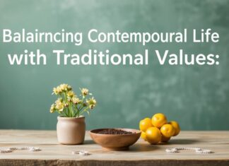Balancing Modern Life with Traditional Values: A Guide to Mindful Living Balancing Contemporary Life with Traditional Values: A Guide to Conscious Living