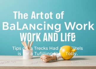 The Art of Balancing Work and Life: Tips and Tricks for a Fulfilling Lifestyle The Art of Balancing Work and Life: Tips and Tricks for a Fulfilling Lifestyle