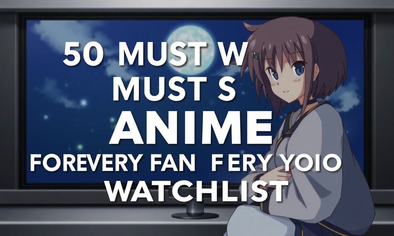 50 Must-Watch Anime Series for Every Fan's Watchlist