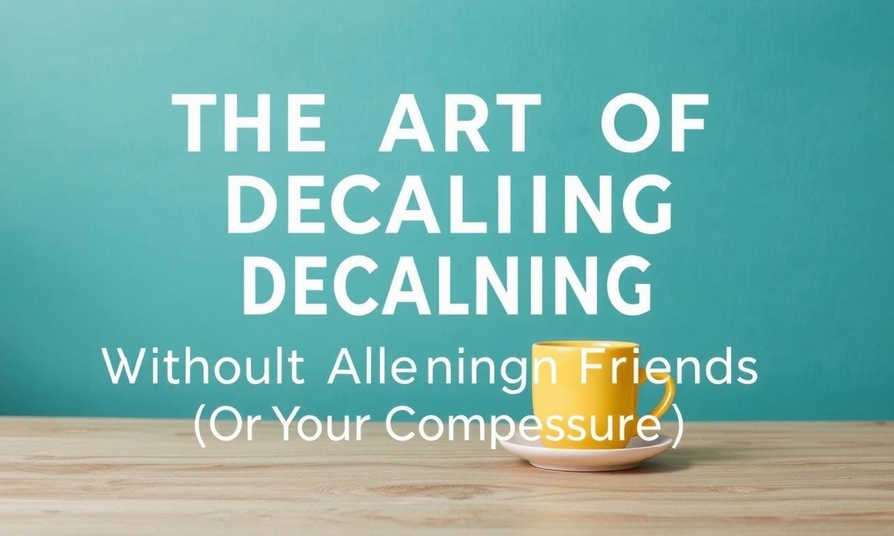 The Art of Saying 'No' Without Losing Friends (Or Your Sanity)