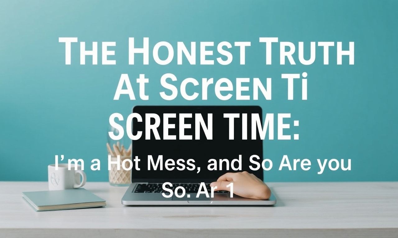 The Honest Truth About Screen Time: I'm a Hot Mess and So Are You